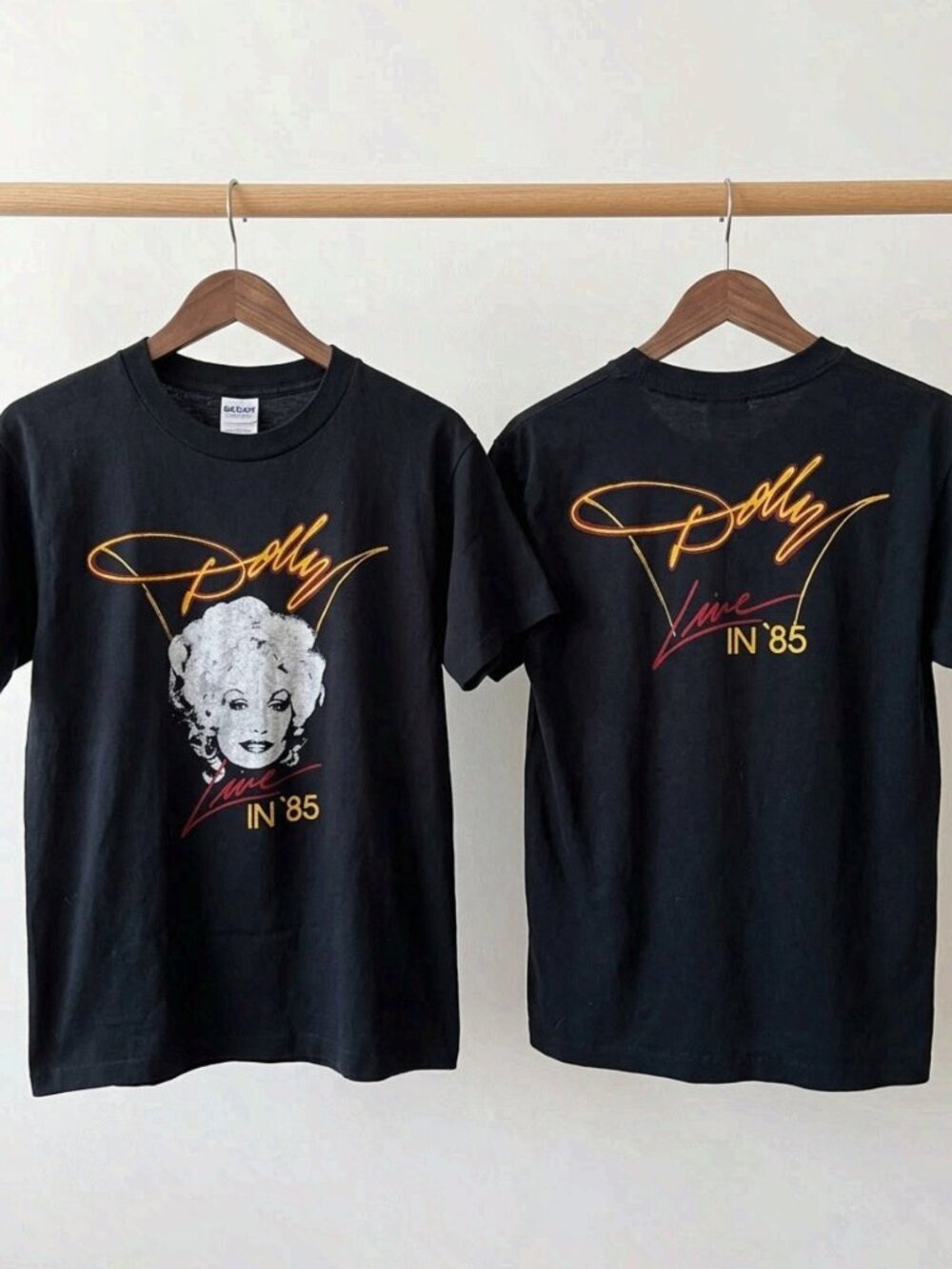 Vintage 1985 Dolly Parton Tour T-Shirt Unisex Fan Gift Reprint